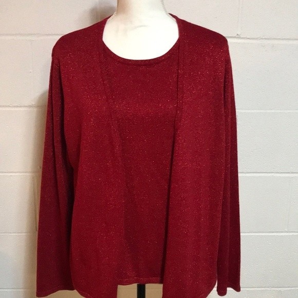 Croft & Barrow Sweater/Cardigan XL Pt. - Picture 1 of 8